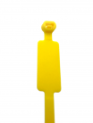 Marker Cable Ties 200 x 4.8mm (8 inch) YELLOW
